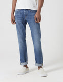 Edwin ED-55 Kingston Denim Blue Jeans 12 Unzen (Tapered) - saubere Wäsche