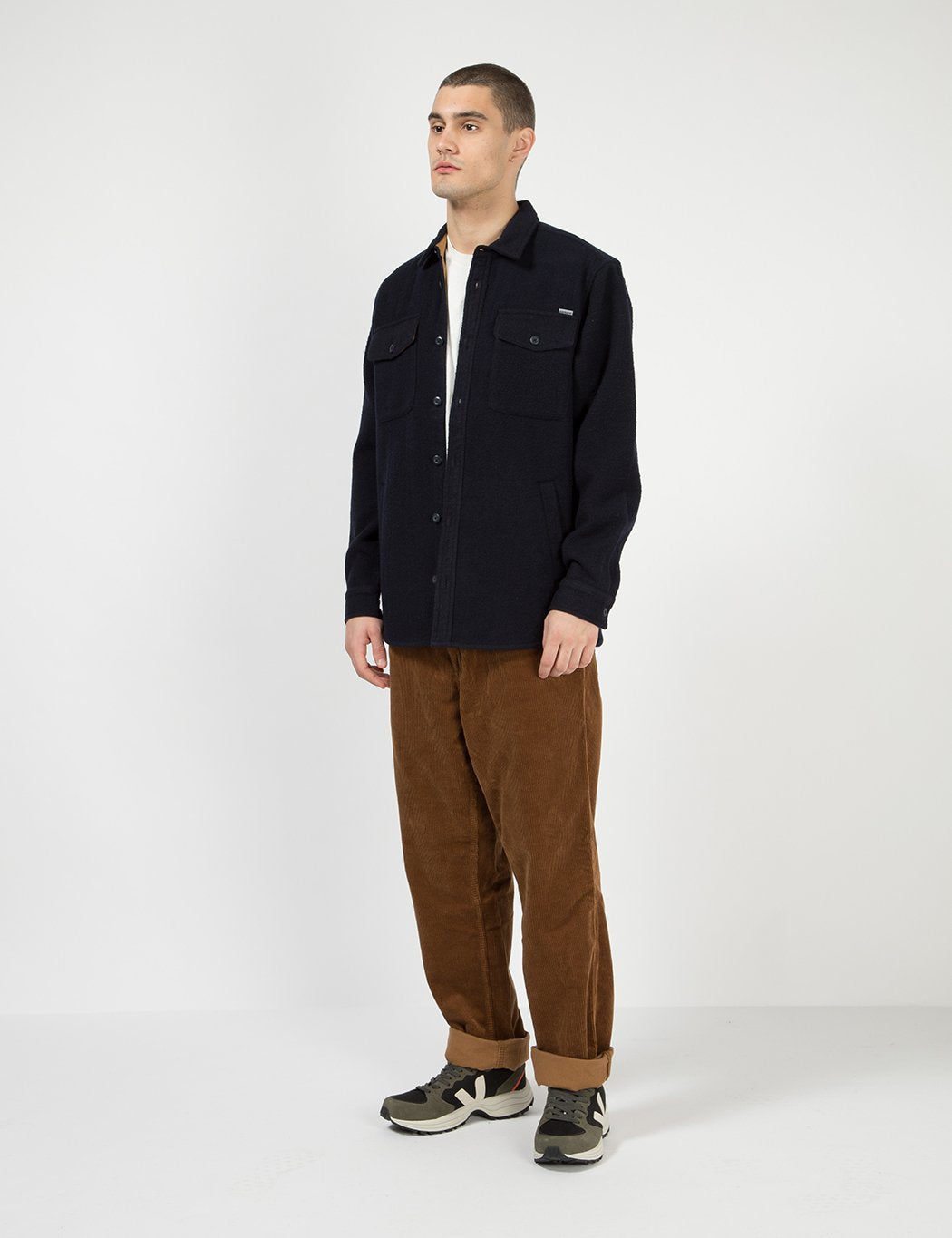 Carhartt-WIP Milner Hemd Jacke - Dunkelmarineblau