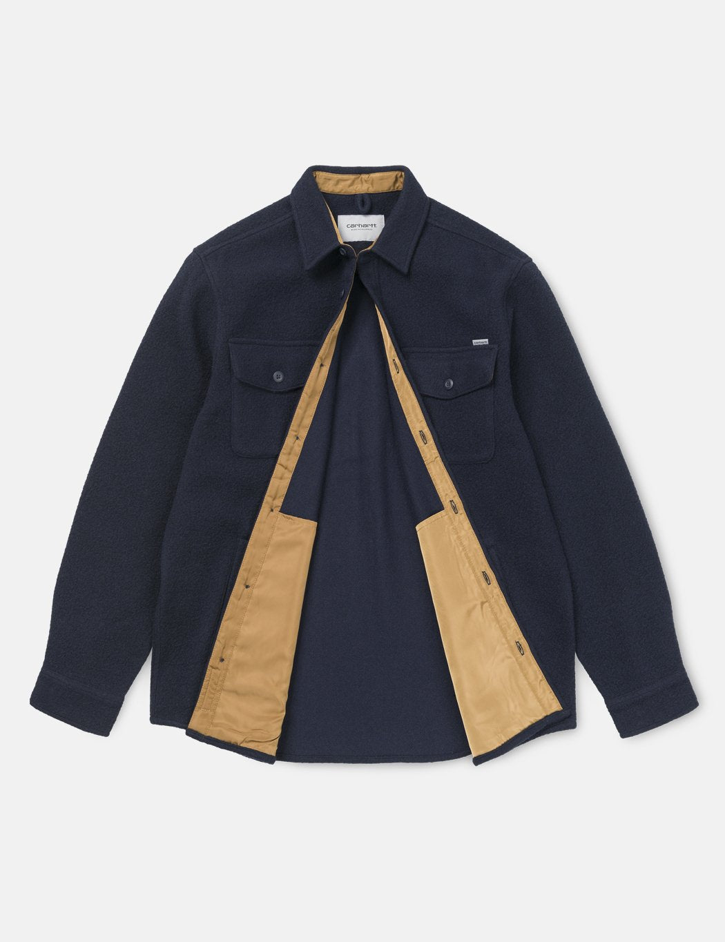 Carhartt-WIP Milner Hemd Jacke - Dunkelmarineblau