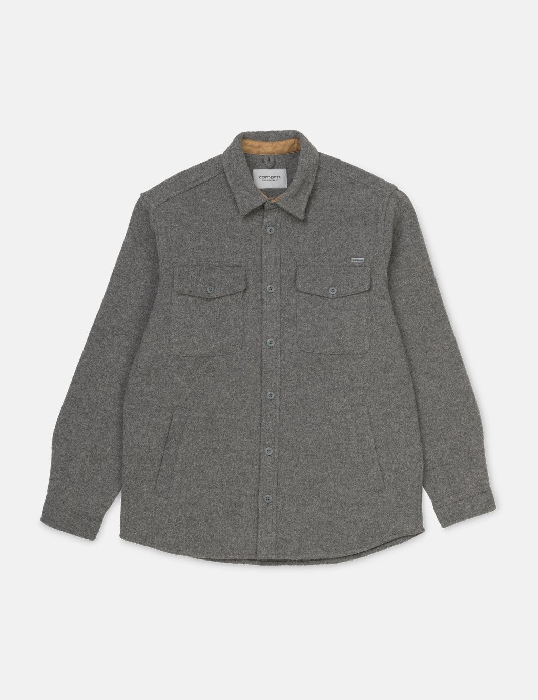 Carhartt-WIP Milner Hemd Jacke - Dunkelgrau Heather