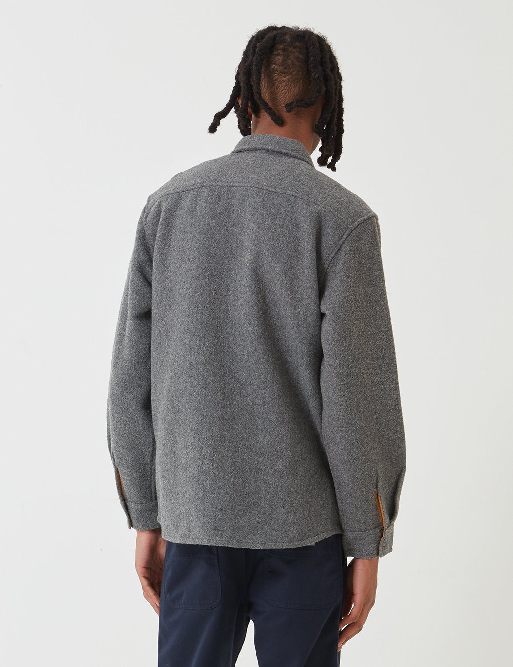 Carhartt-WIP Milner Hemd Jacke - Dunkelgrau Heather