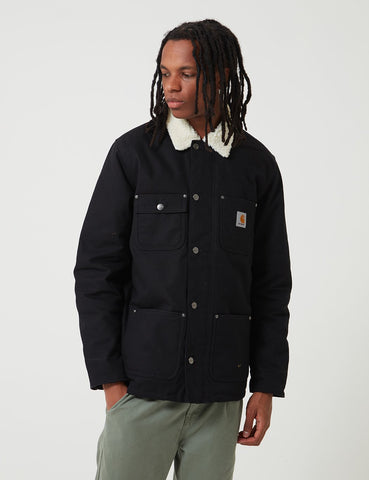 Carhartt-WIP Fairmount Mantel - Schwarz Rigid