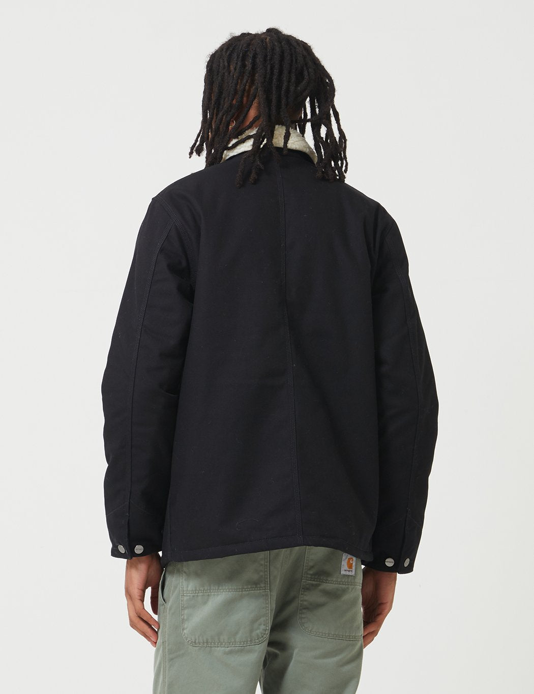 Carhartt-WIP Fairmount Mantel - Schwarz Rigid
