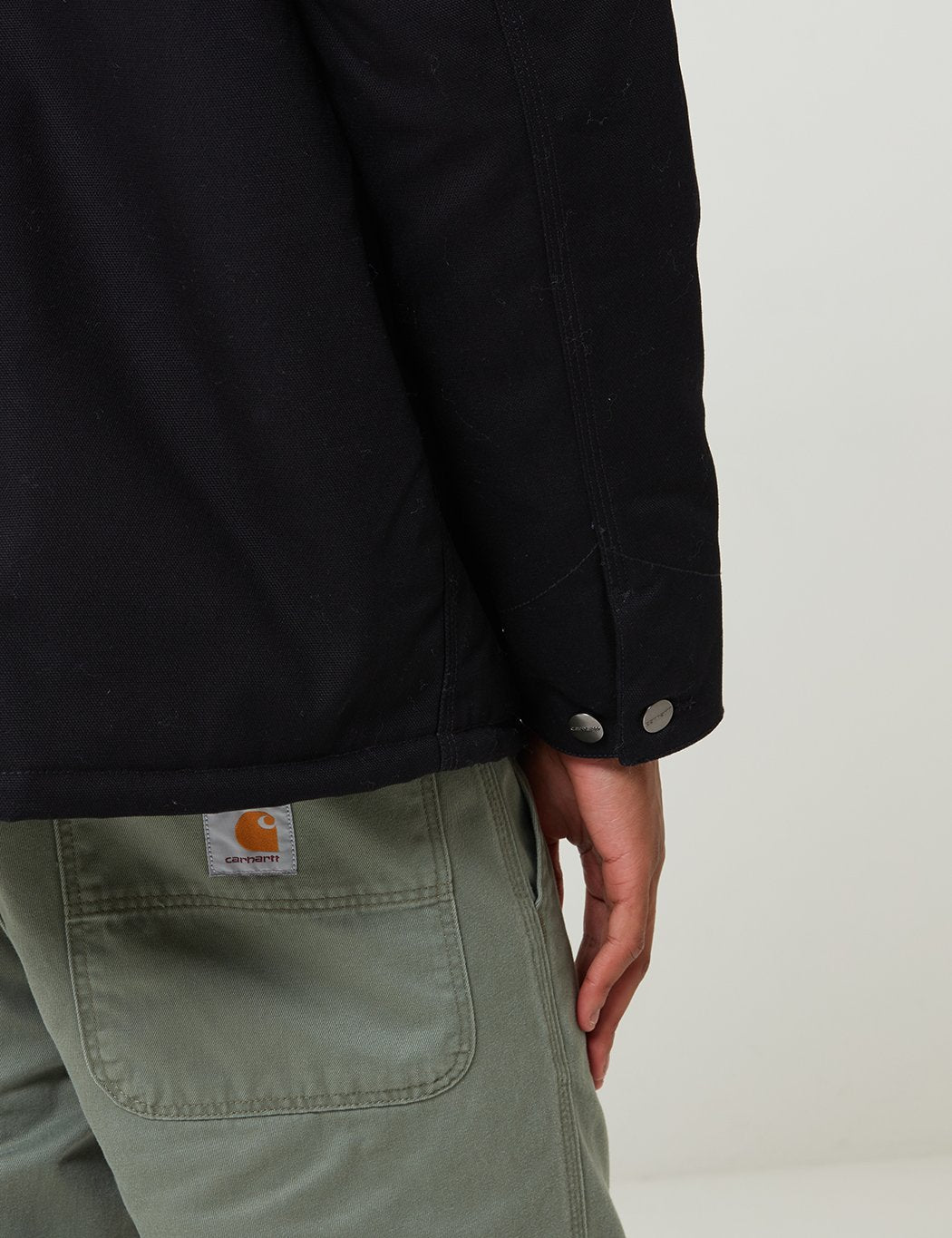 Carhartt-WIP Fairmount Mantel - Schwarz Rigid