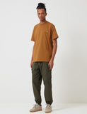 Carhartt-WIP amerikanischen Skript-T-Shirt - Hamilton Brown