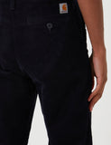 Carhartt-WIP-Club-Hose-Hose (Corduroy) - Dark Navy Blau