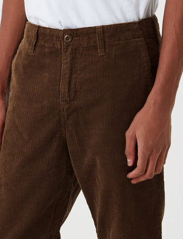 Carhartt-WIP Verein Hose-Hose (Corduroy) - Tabak Brown