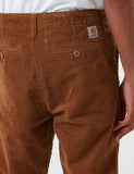 Carhartt-WIP-Club-Hose-Hose (Corduroy) - Hamilton Brown