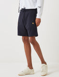 Carhartt-WIP Chase Sweat-Shorts - Dunkelmarineblau