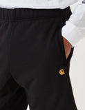 Carhartt-WIP Chase Sweat-Shorts - Schwarz