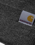 Carhartt-WIP Stratus Low Strickmütze - Dark Grey Heather