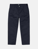 Carhartt-WIP Abbott Pant 'Denison Twill' (Tapered Fit) - Dark Navy Rinsed