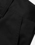 Carhartt-WIP Abbott Pant 'Denison Twill' (Tapered Fit) - Schwarz Rinsed