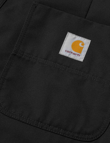 Carhartt-WIP Abbott Pant 'Denison Twill' (Tapered Fit) - Schwarz Rinsed