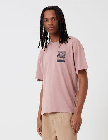 Edwin Von Mt. Fuji T-Shirt - Woodrose