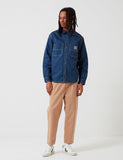 Carhartt-WIP Chalk Hemd Jacke (Regular-Fit) - Blau Rigid