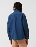 Carhartt-WIP Chalk Hemd Jacke (Regular-Fit) - Blau Rigid