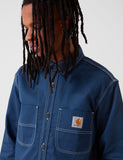 Carhartt-WIP Chalk Hemd Jacke (Regular-Fit) - Blau Rigid