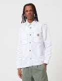 Carhartt-WIP Chalk Hemd Jacke (Regular-Fit) - White Rigid