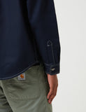 Carhartt-WIP Chalk Hemd Jacke (Regular-Fit) - Dark Navy