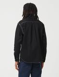 Carhartt-WIP Chalk Hemd Jacke (Regular-Fit) - Schwarz Rigid