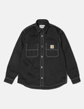 Carhartt-WIP Chalk Hemd Jacke (Regular-Fit) - Schwarz Rigid