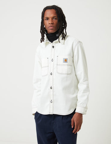 Carhartt-WIP Chalk Hemd Jacke (Regular-Fit) - Wax Starre