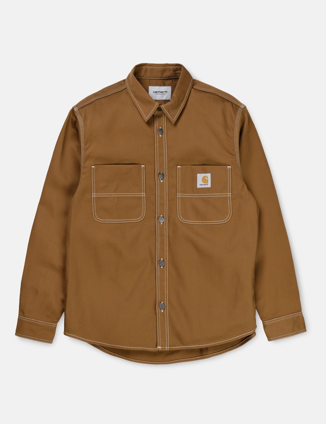 Carhartt-WIP Chalk Hemd Jacke (Regular-Fit) - Hamilton Brown