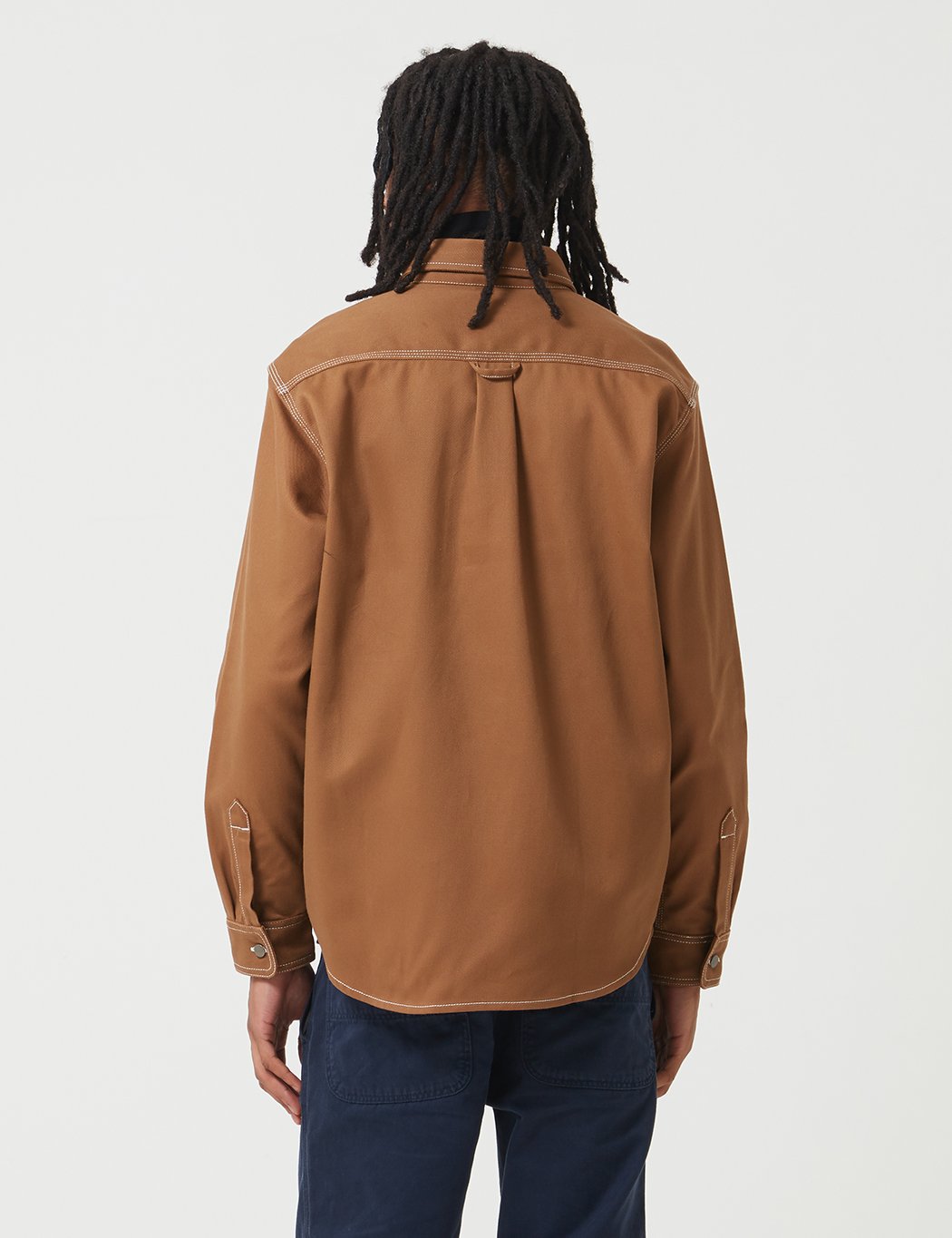 Carhartt-WIP Chalk Hemd Jacke (Regular-Fit) - Hamilton Brown