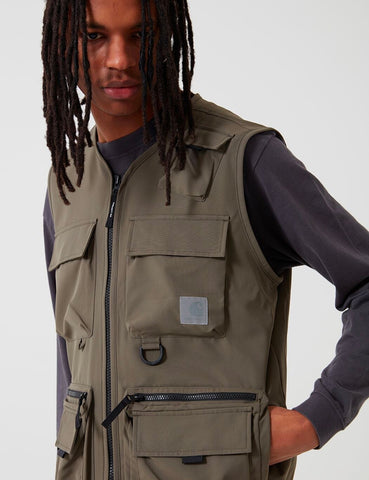 Carhartt-WIP Elmwood Vest (Stretch) - Moor Grün