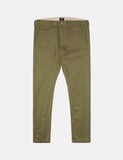 Edwin ED-55 Chino (Regular Tapered) - Militärgrün Rinsed