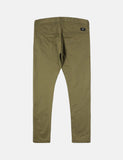 Edwin ED-55 Chino (Regular Tapered) - Militärgrün Rinsed