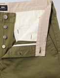 Edwin ED-55 Chino (Regular Tapered) - Militärgrün Rinsed