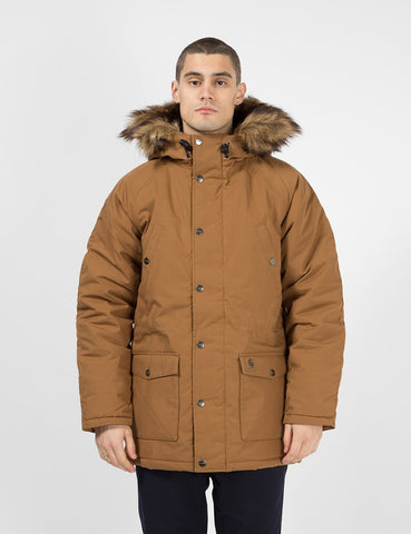 Carhartt-WIP Trapper Parka - Hamilton Braun / Schwarz