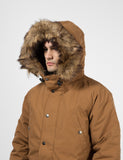 Carhartt-WIP Trapper Parka - Hamilton Braun / Schwarz