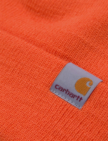 Carhartt-WIP Stratus Low Strickmütze - Uhrwerk Orange