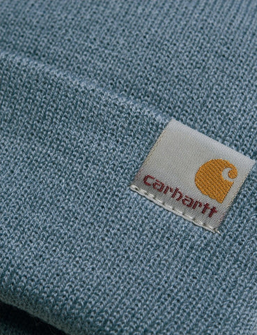 Carhartt-WIP Stratus Low Strickmütze - Mossa Blau