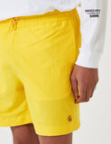 Carhartt-WIP Chase Badeshorts - Primula Gelb