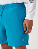 Carhartt-WIP Chase Badeshorts - Pizol Blau