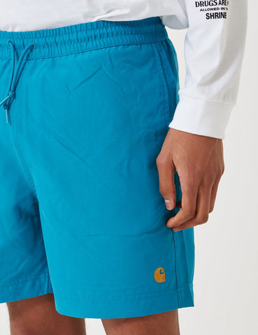 Carhartt-WIP Chase Badeshorts - Pizol Blau