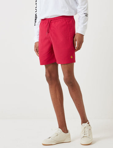 Carhartt-WIP Chase Badeshorts - Tango