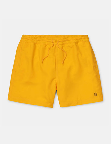 Carhartt-WIP Chase Badeshorts - Sunflower Gelb