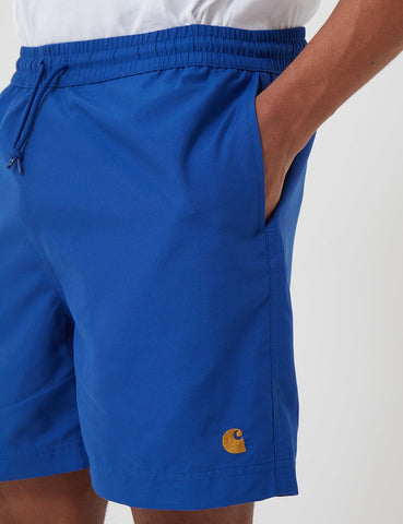 Carhartt-WIP Chase Badeshorts - U-Boot Blau