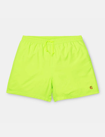 Carhartt-WIP Chase Badeshorts - Lime Green