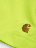 Carhartt-WIP Chase Badeshorts - Lime Green