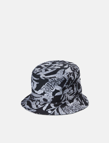 Carhartt-WIP Tiki Mono Bucket Hat - Schwarz