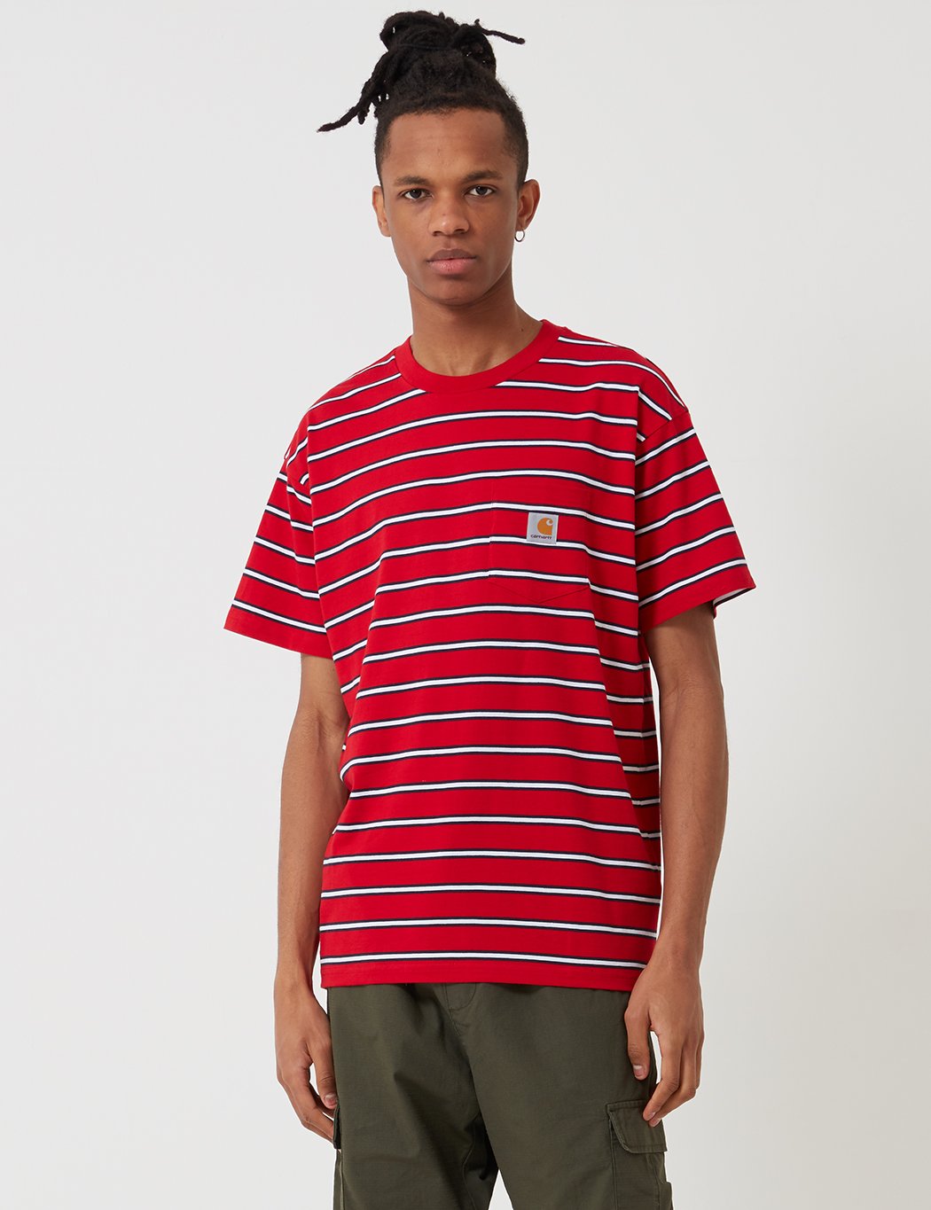 Carhartt-WIP Houston Taschen-T-Shirt - Cardinal Red