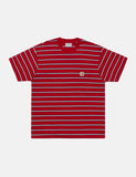 Carhartt-WIP Houston Taschen-T-Shirt - Cardinal Red