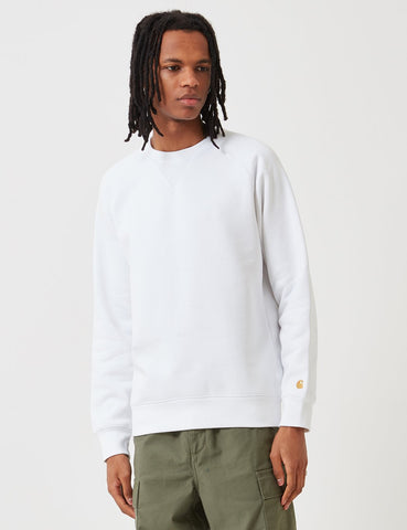 Carhartt-WIP Chase Sweatshirt - Weiß