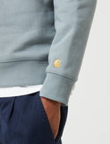 Carhartt-WIP Chase Sweatshirt - Klar Weiß